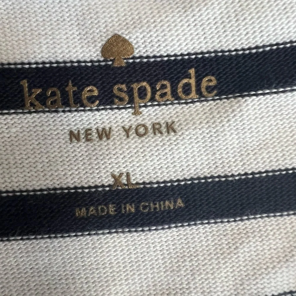 Kate Spade Nautical Midi Sleeveless Striped Dress Size XL NWOT